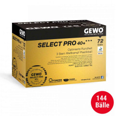 GEWO Set 2x Ball Select Pro 40+ *** 72er