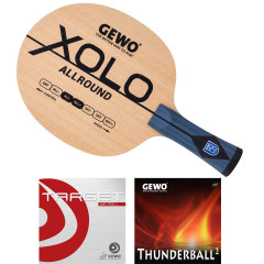 GEWO Schläger: Holz Xolo ALLround mit Target airTEC L + Thunderb